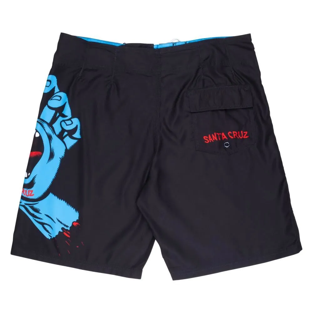 Santa Cruz Swimshort Screaming Hand Boardshort - Black