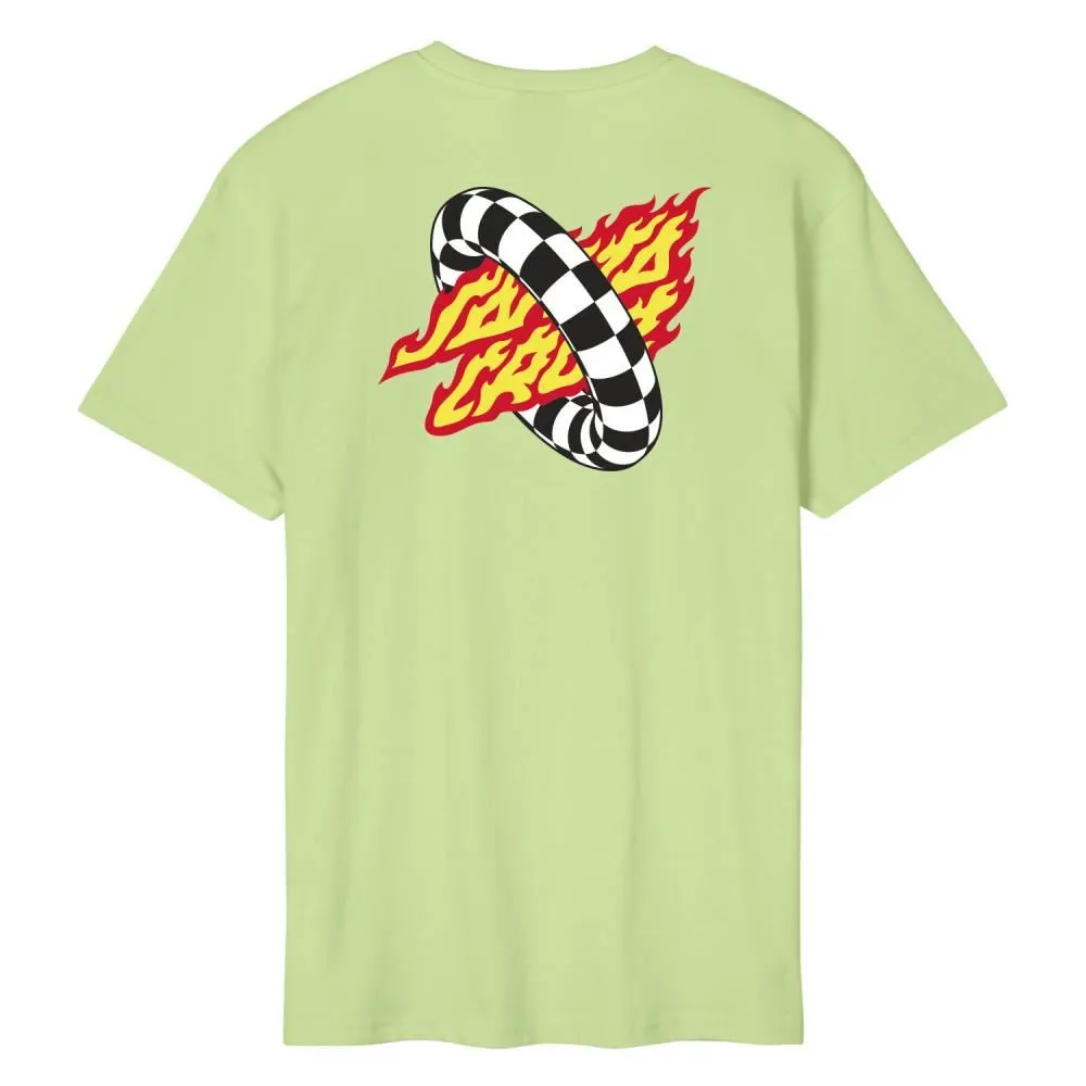 Santa Cruz T-Shirt Goal Flame - Matcha