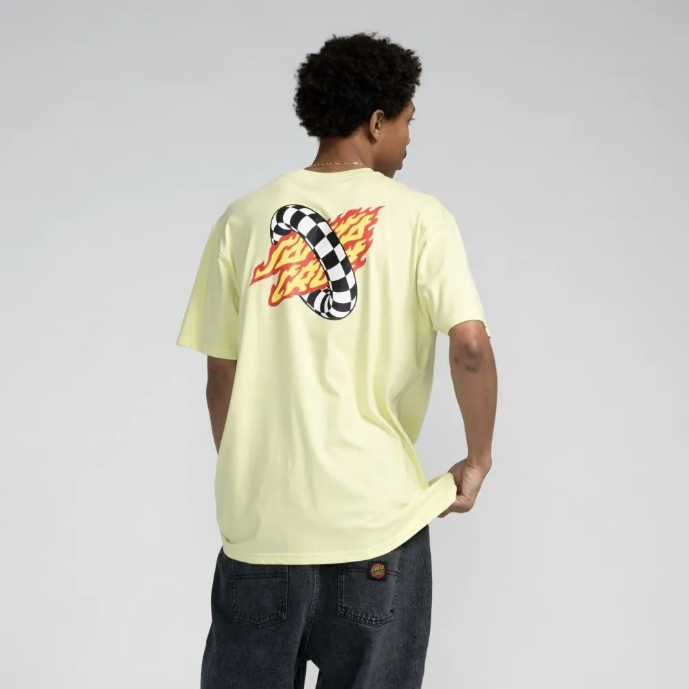 Santa Cruz T-Shirt Goal Flame - Matcha