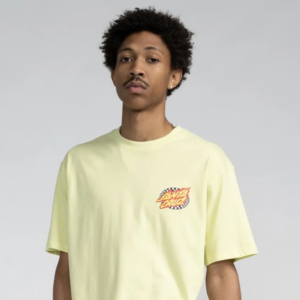 Santa Cruz T-Shirt Goal Flame - Matcha