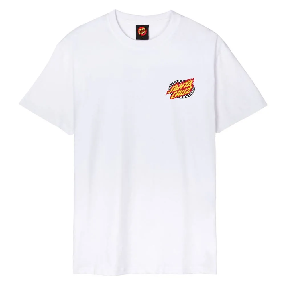 Santa Cruz T-Shirt Goal Flame - White