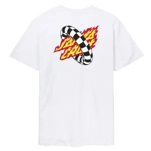 Santa Cruz T-Shirt Goal Flame - White