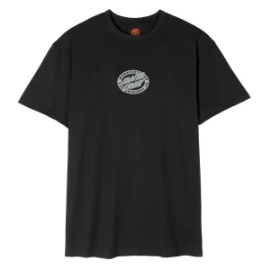 Santa Cruz T-Shirt MFG Oval Dot Front - Black