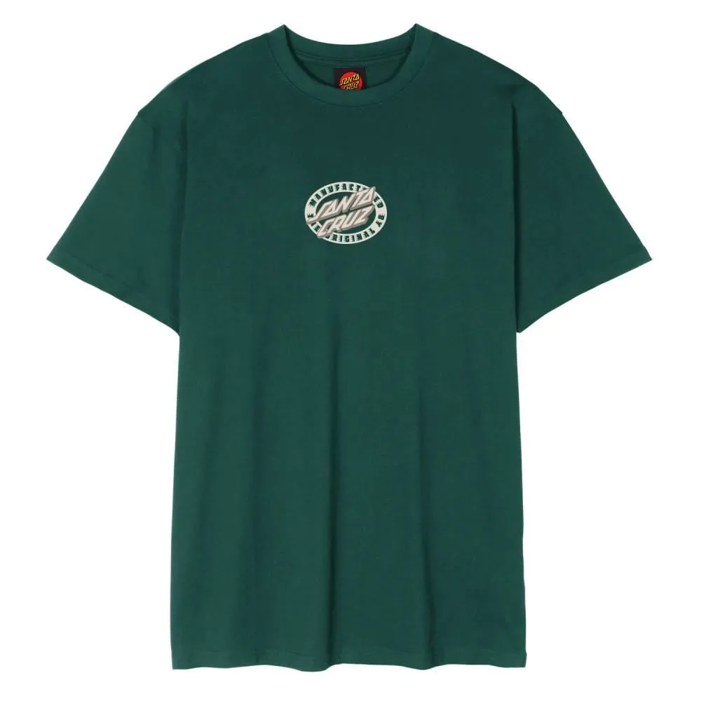 Santa Cruz T-Shirt MFG Oval Dot Front - Rainforest