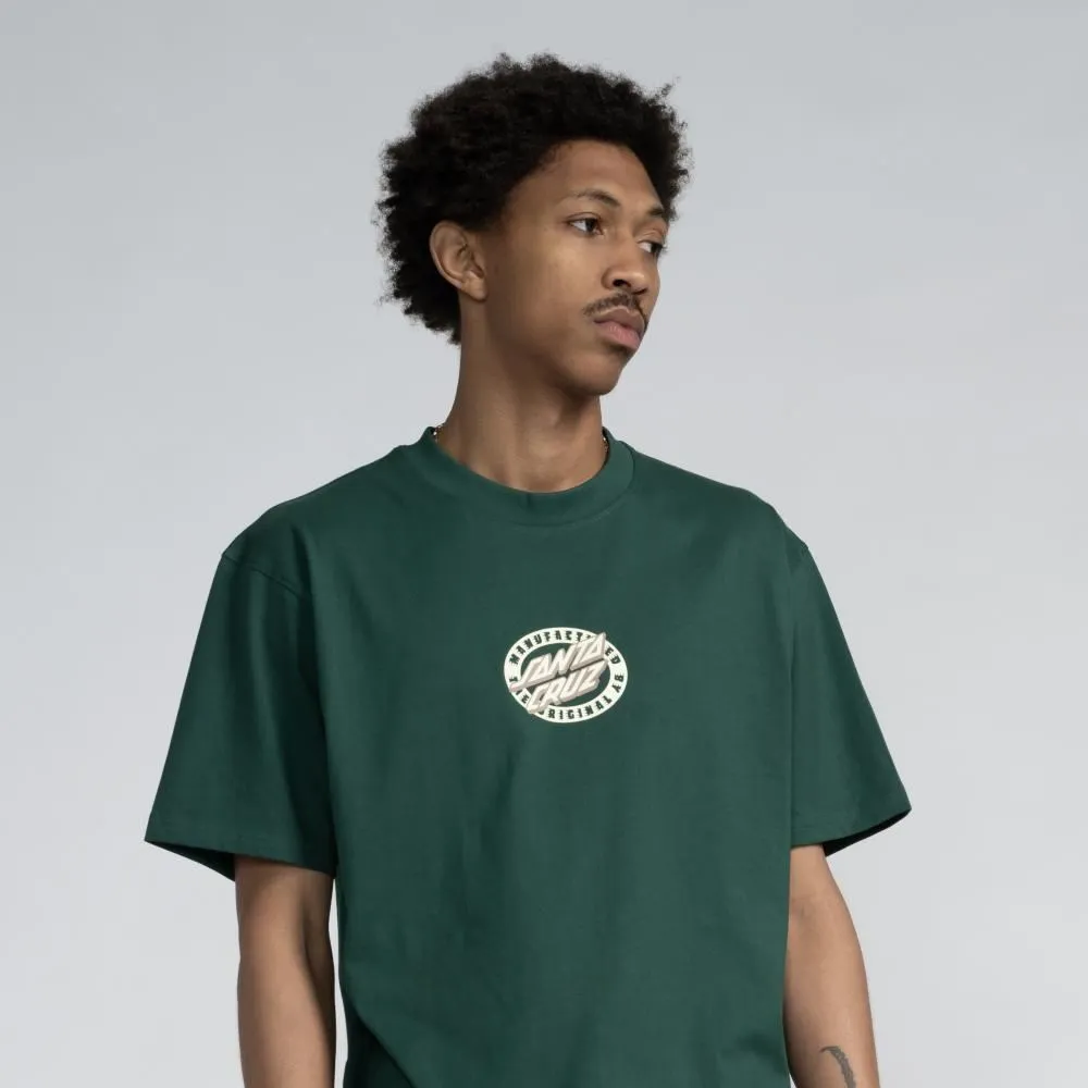 Santa Cruz T-Shirt MFG Oval Dot Front - Rainforest