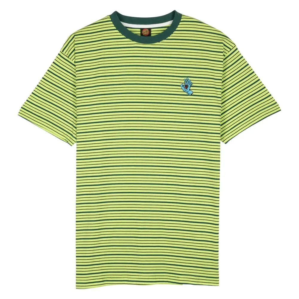 Santa Cruz T-Shirt Mini Hand Stripe - Matcha Stripe