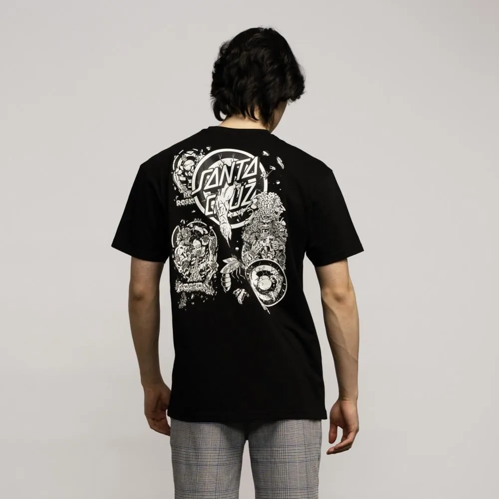Santa Cruz T-Shirt Roskopp Evo 2 T-Shirt - Black