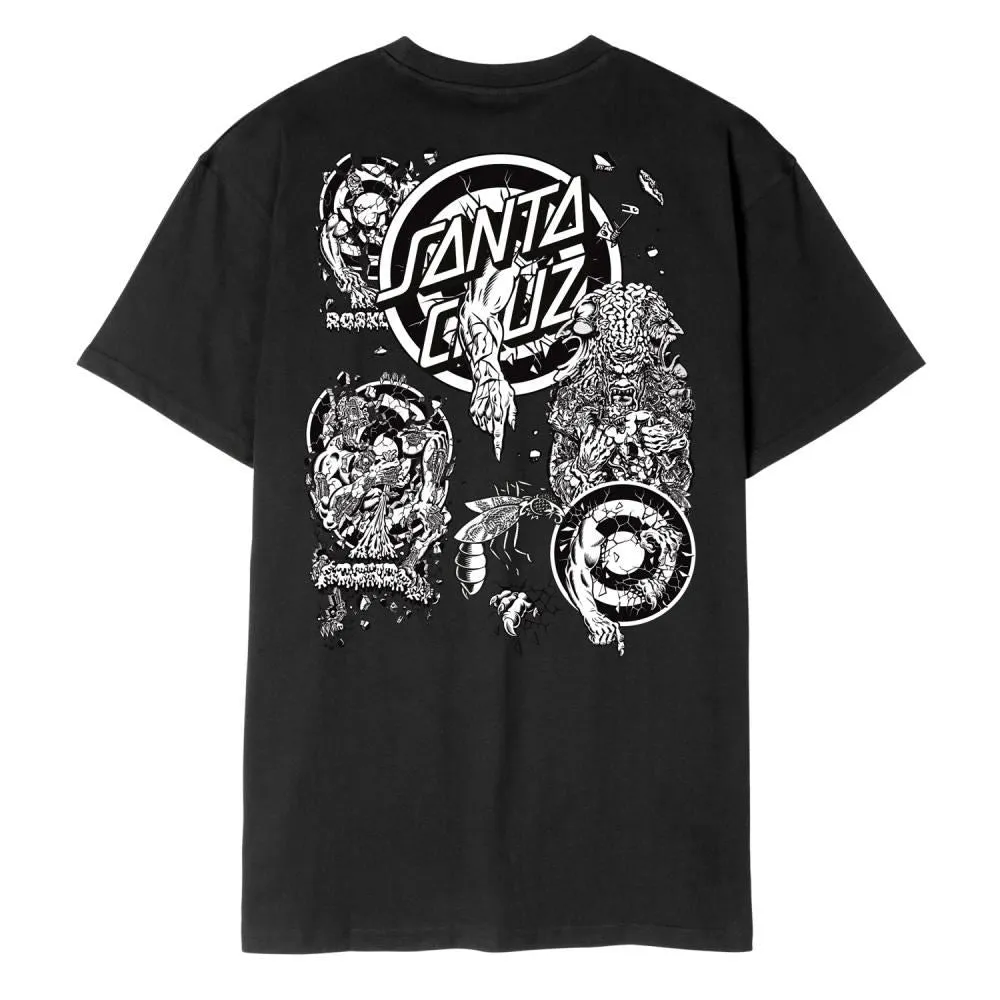 Santa Cruz T-Shirt Roskopp Evo 2 T-Shirt - Black