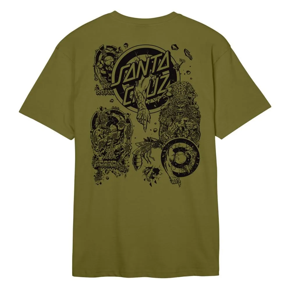 Santa Cruz T-Shirt Roskopp Evo 2 T-Shirt - Sea Kelp