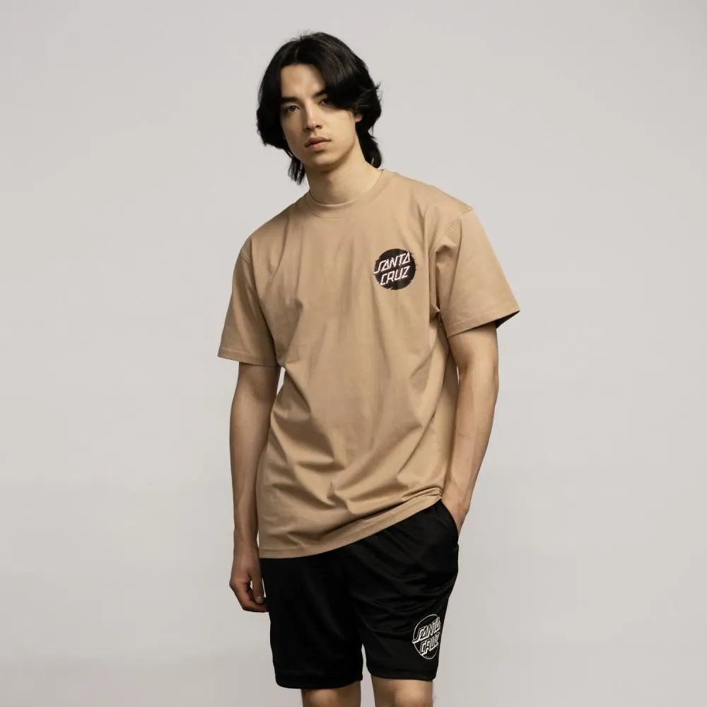Santa Cruz T-Shirt Toxic Skull T-Shirt - Taupe