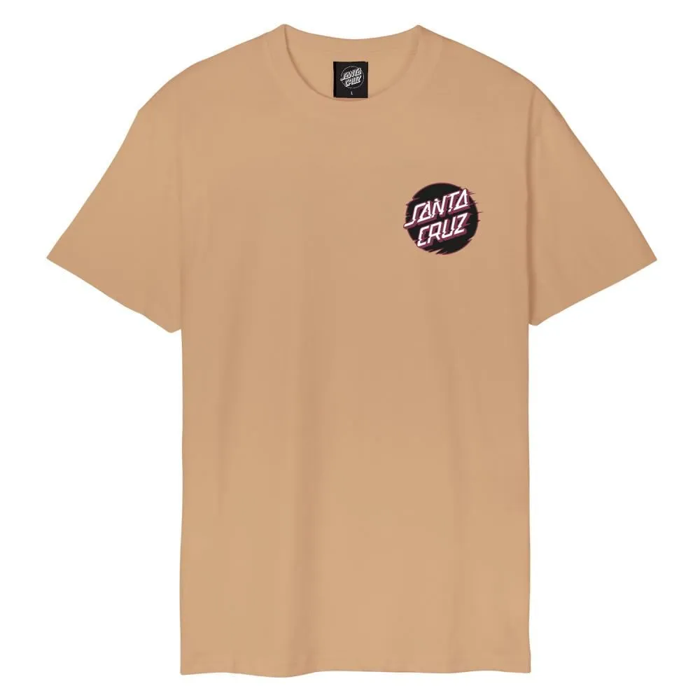 Santa Cruz T-Shirt Toxic Skull T-Shirt - Taupe