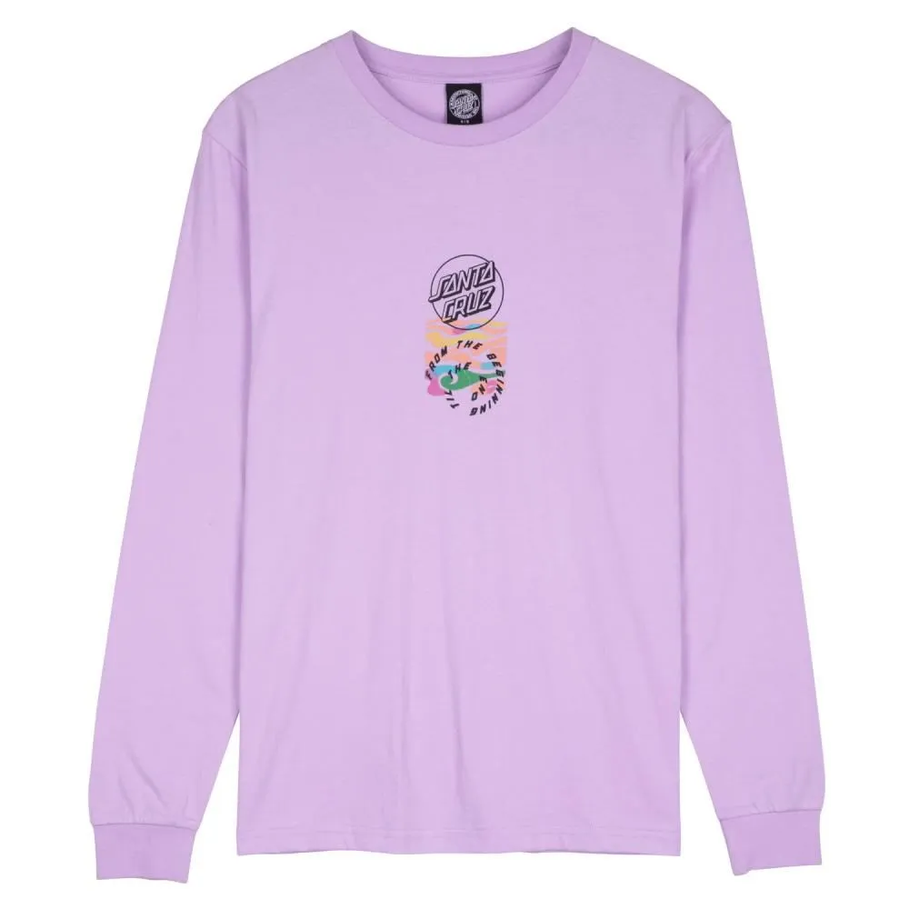 Santa Cruz Womens L/S T-Shirt Digi Hand L/S T-Shirt - Digital Lavender