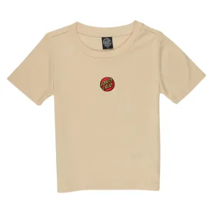 Santa Cruz Womens T-Shirt Classic Dot Emb T-Shirt - Beige