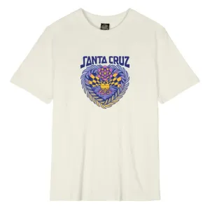Santa Cruz Womens T-Shirt Heart Set Front T-Shirt - Off White
