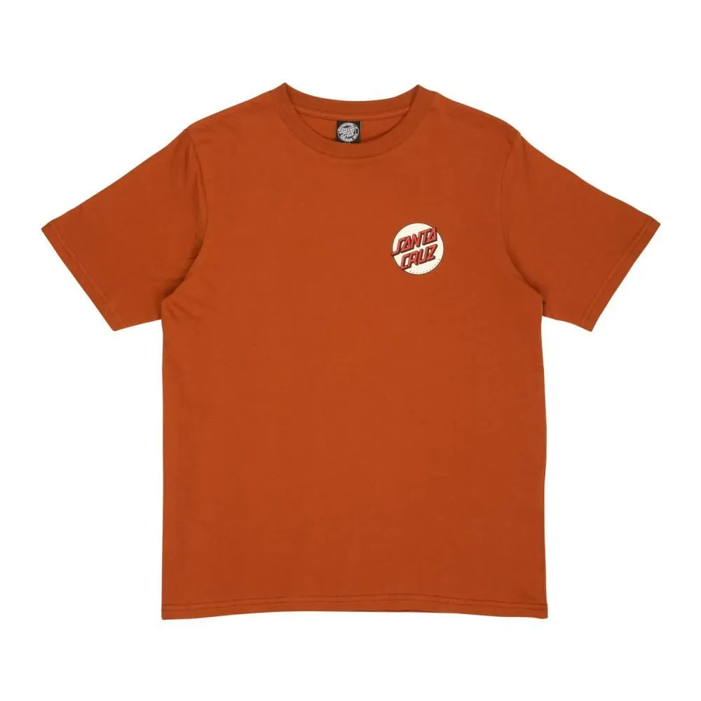 Santa Cruz Womens T-Shirt Other Dot Chest T-Shirt - Brown
