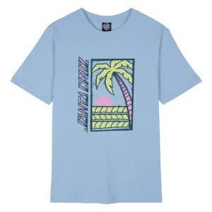Santa Cruz Womens T-Shirt Palm Strip T-Shirt - Hyacinth
