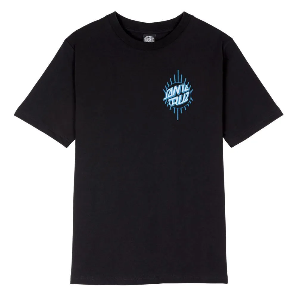 Santa Cruz Womens T-Shirt Wonder Dot T-Shirt - Black
