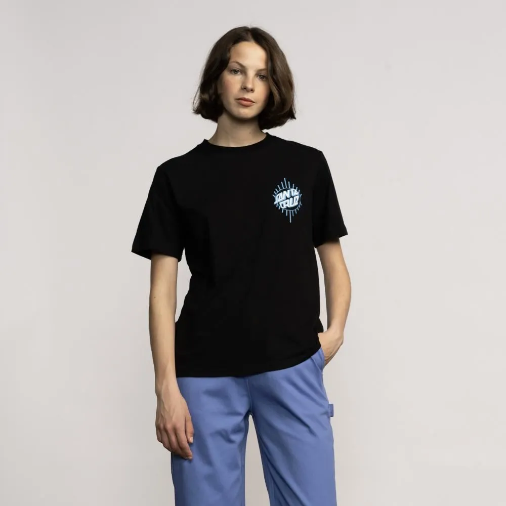 Santa Cruz Womens T-Shirt Wonder Dot T-Shirt - Black