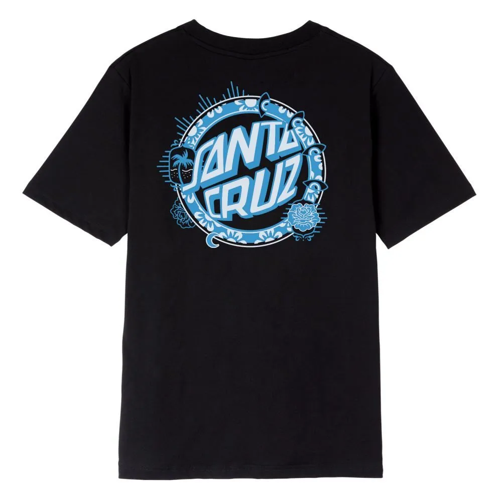 Santa Cruz Womens T-Shirt Wonder Dot T-Shirt - Black