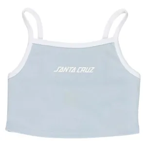 Santa Cruz Womens Vest Strip Contrast Vest - Fresh Blue / White