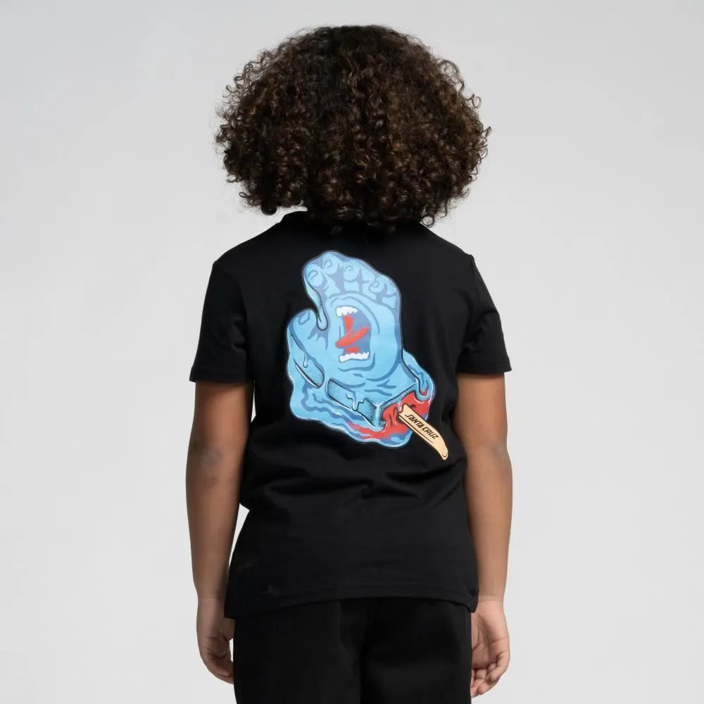 Santa Cruz Youth T-Shirt Youth Popsicle Hand T-Shirt - Black