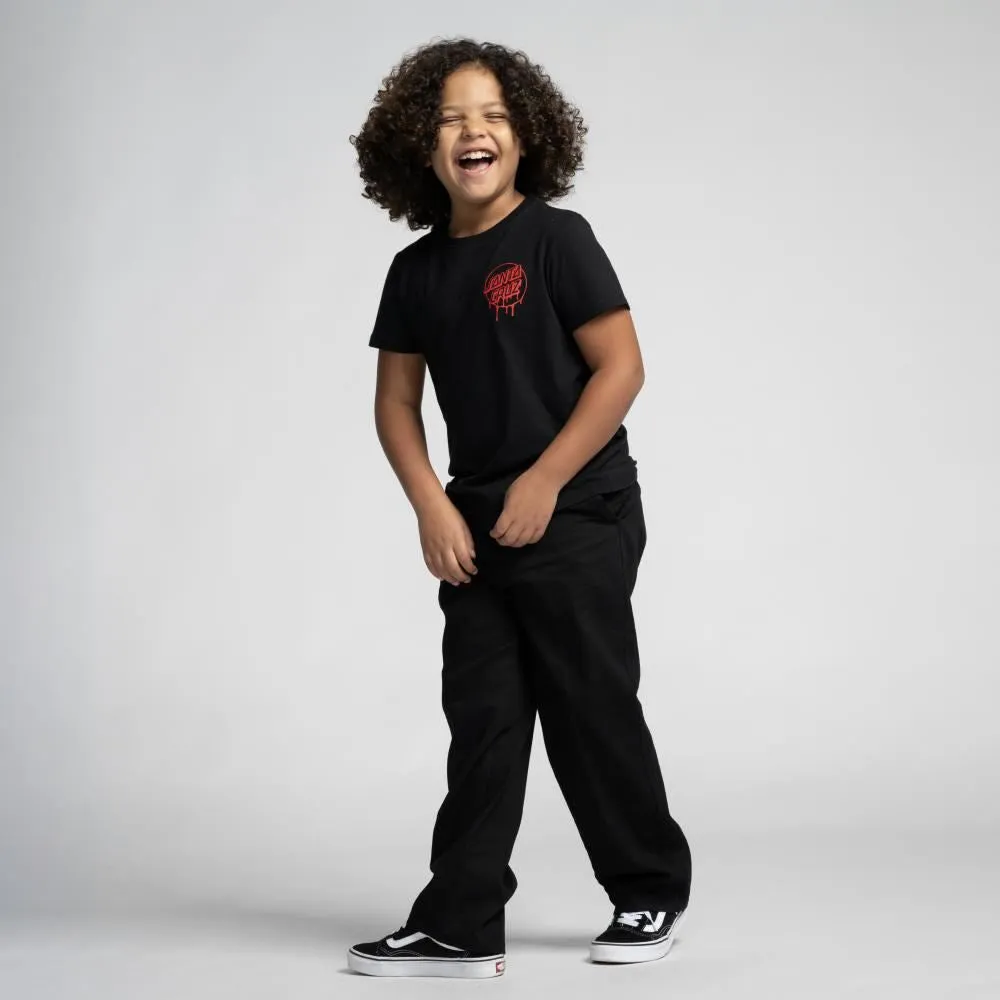 Santa Cruz Youth T-Shirt Youth Popsicle Hand T-Shirt - Black