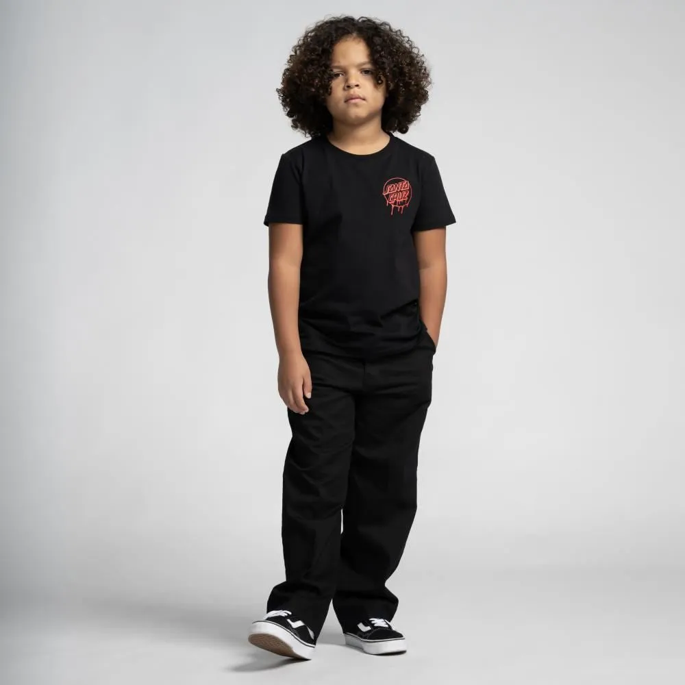 Santa Cruz Youth T-Shirt Youth Popsicle Hand T-Shirt - Black