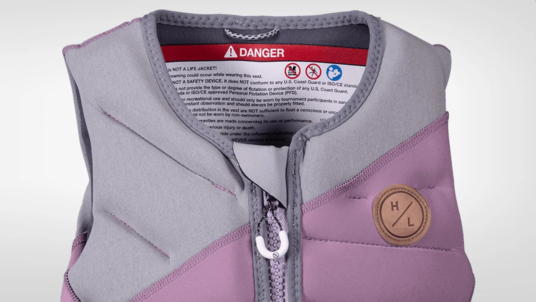 Scandal Vest Gray / Violet
