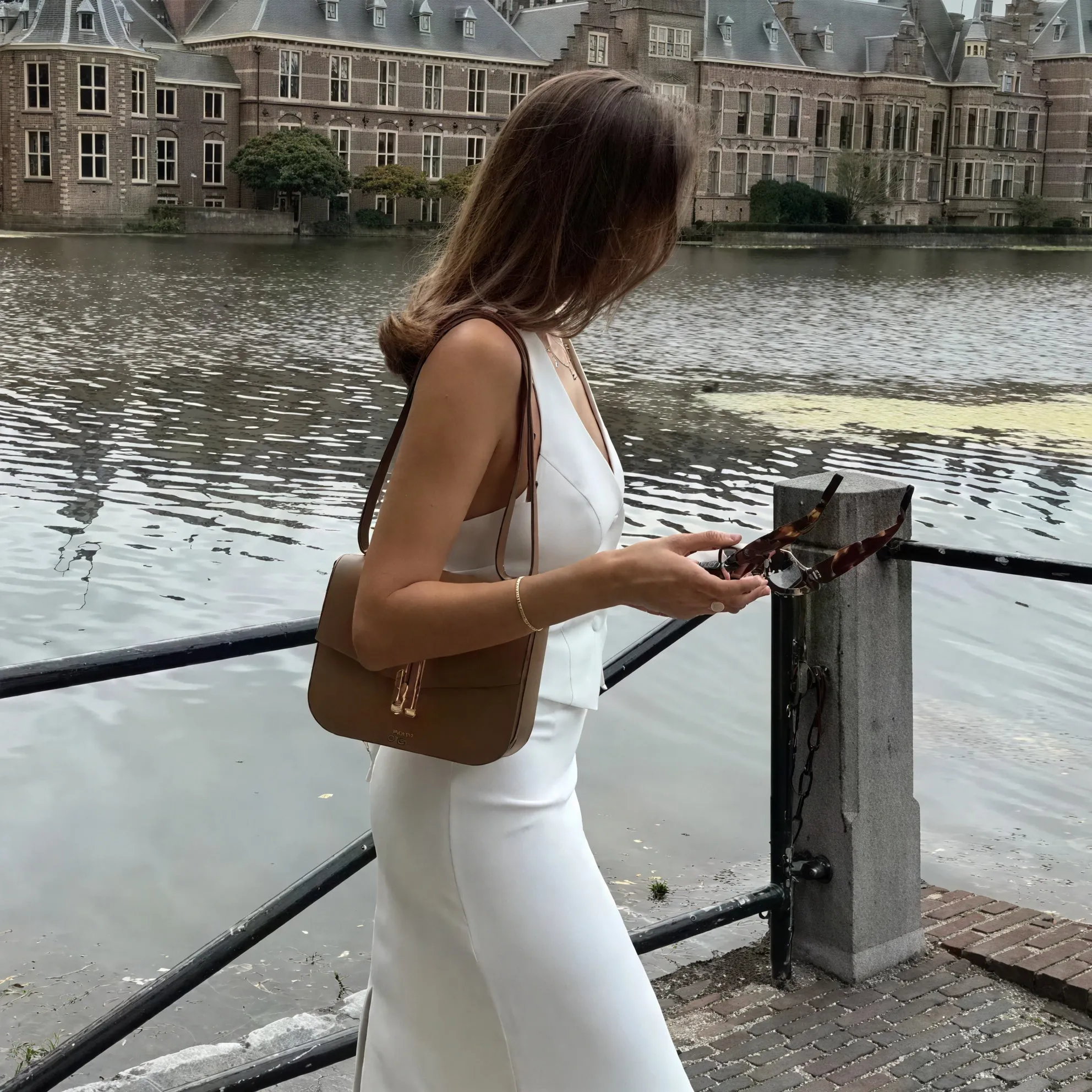 Sculpted Two-Piece Suit with Halter Top