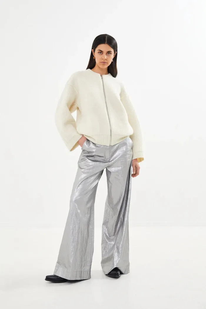 SheepKnit Bomber Jacket