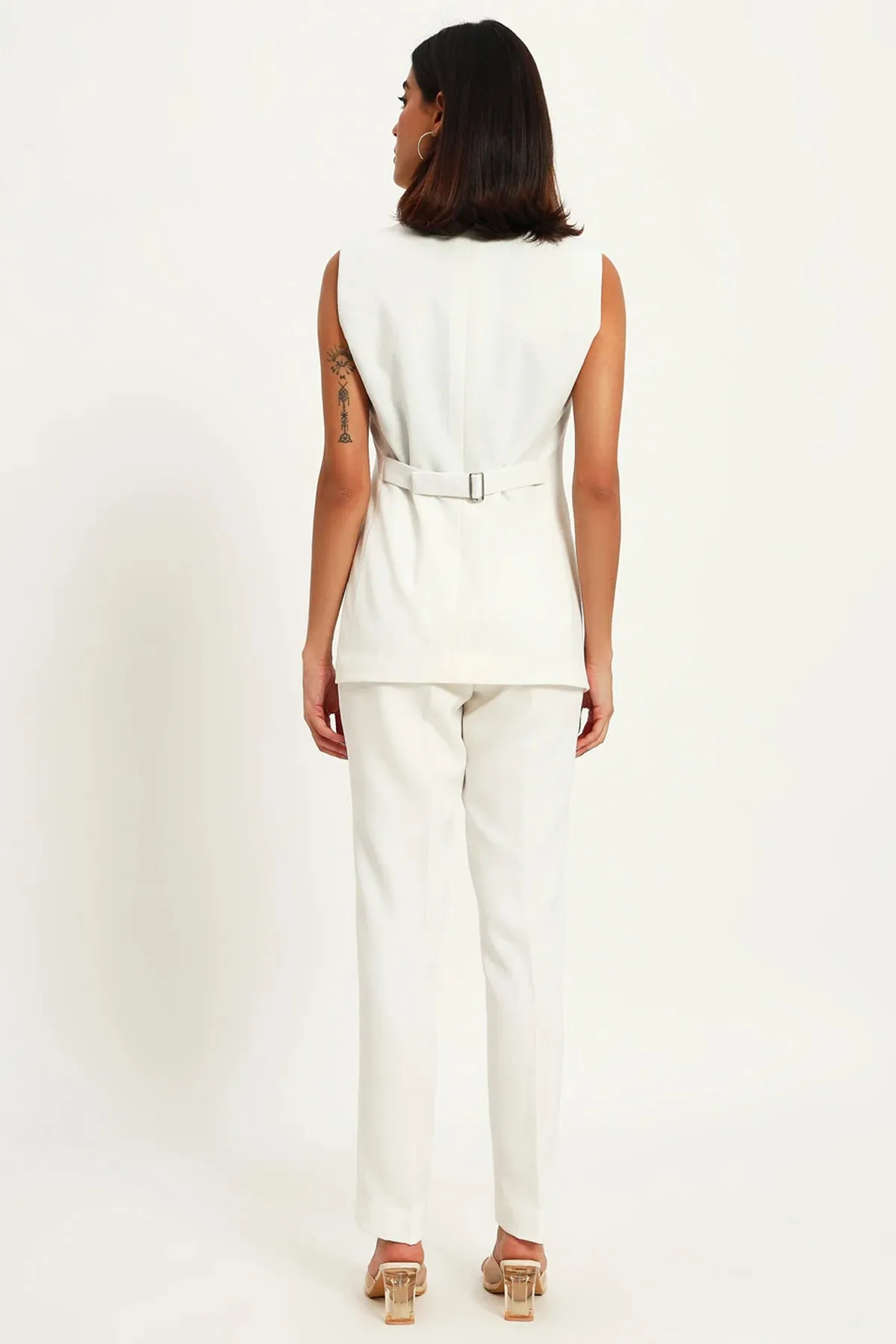 Signature Blazer Co-ord Set, Ivory