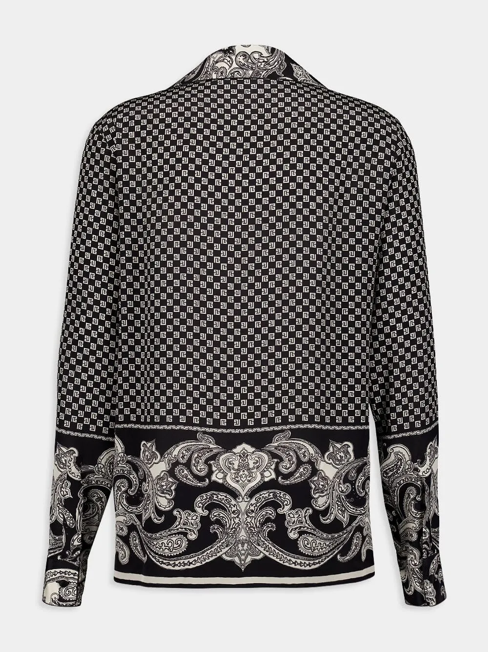 Silk Paisley Print Shirt