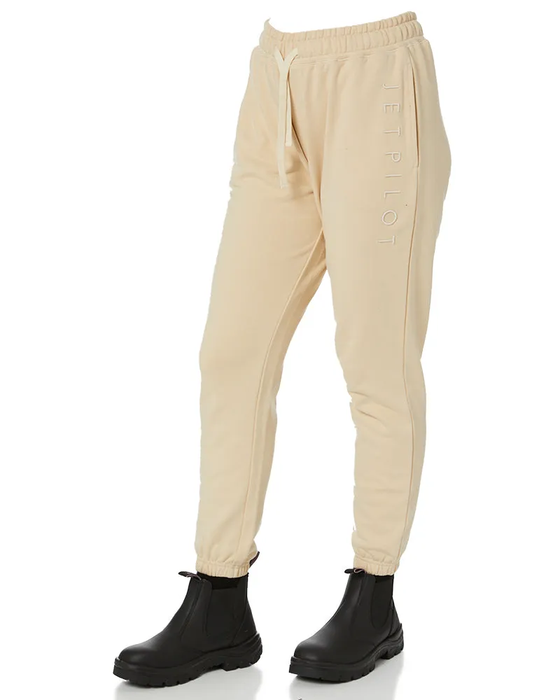 Simple Unisex Trackpants - Tan