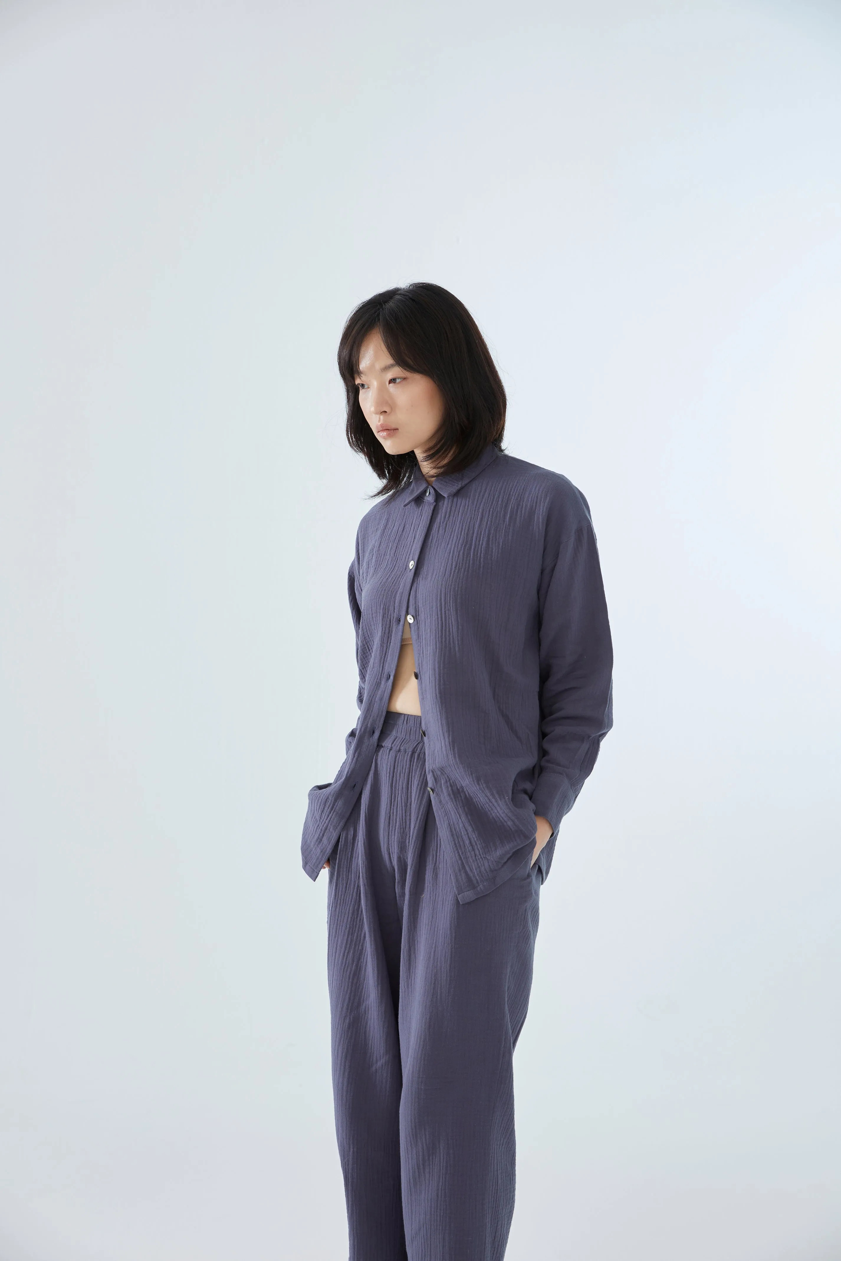 SIMPLE WIDE LEG PANTS