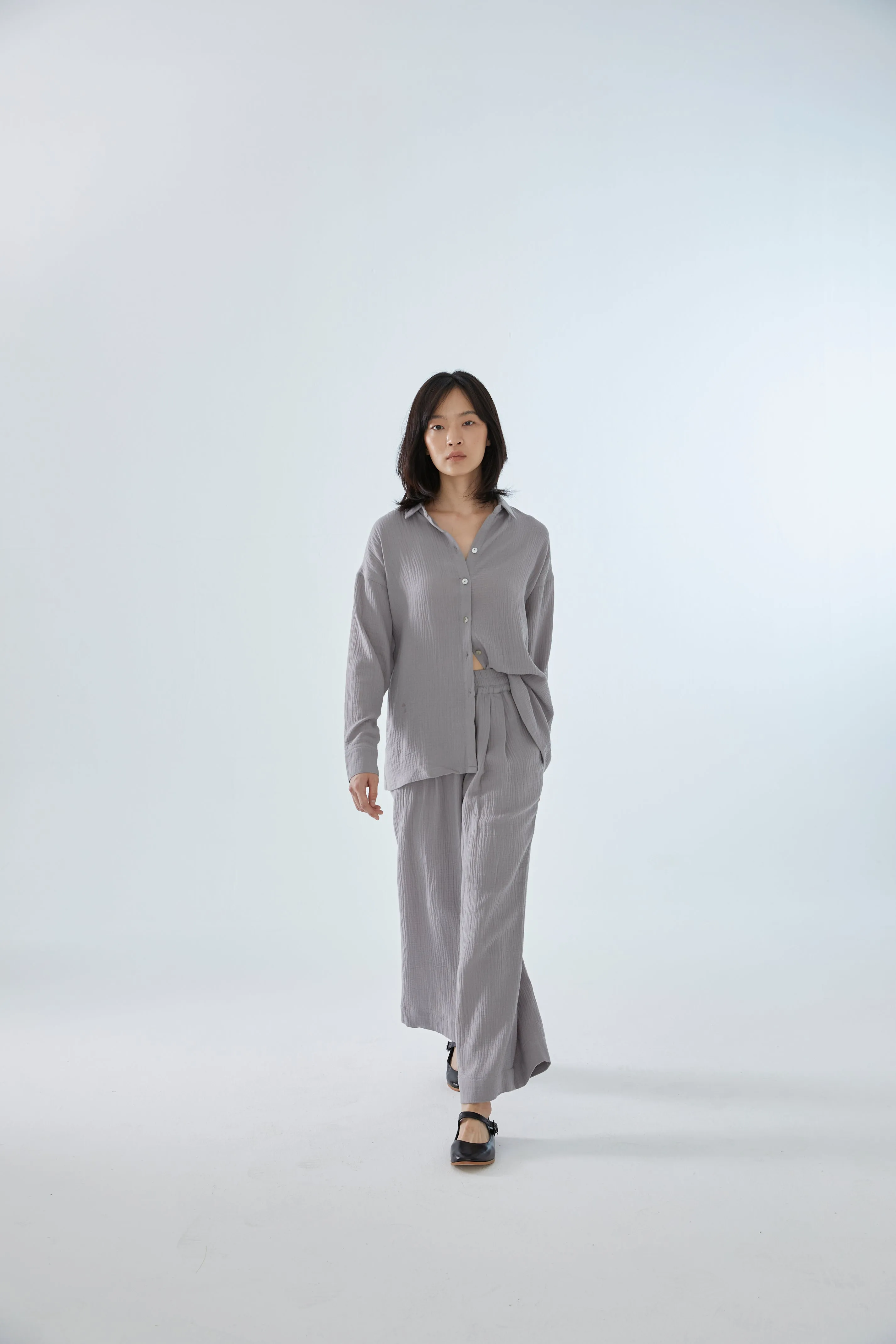 SIMPLE WIDE LEG PANTS