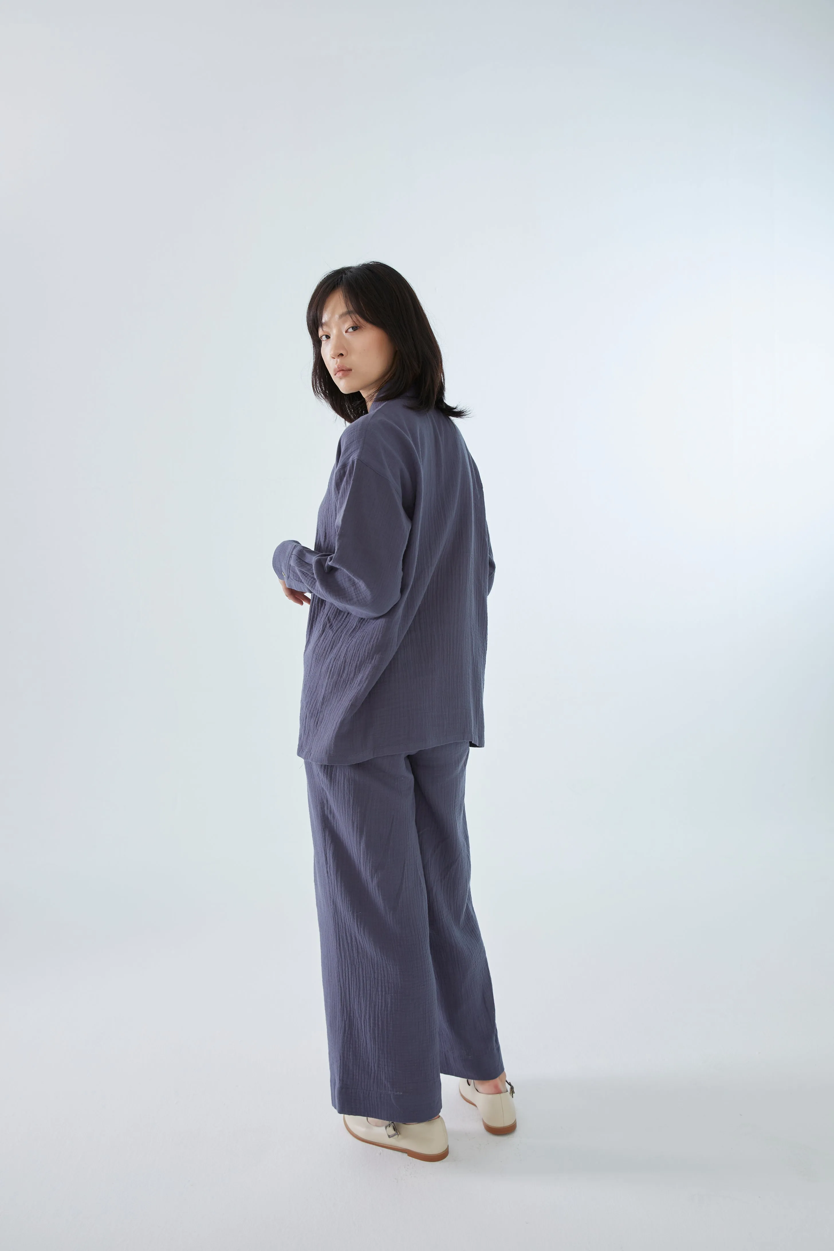SIMPLE WIDE LEG PANTS