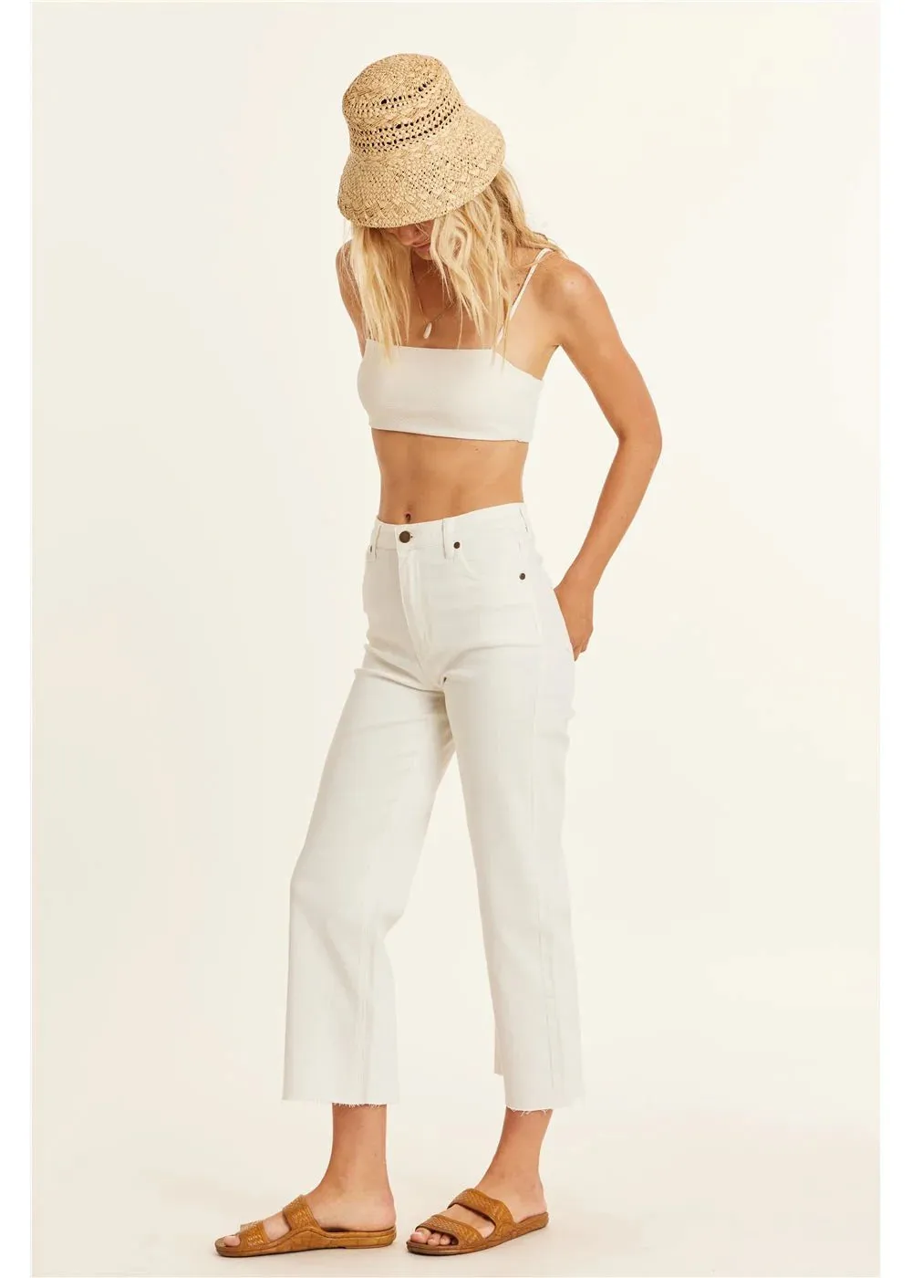 Sisstr Women's Kellyn Denim Woven Pant