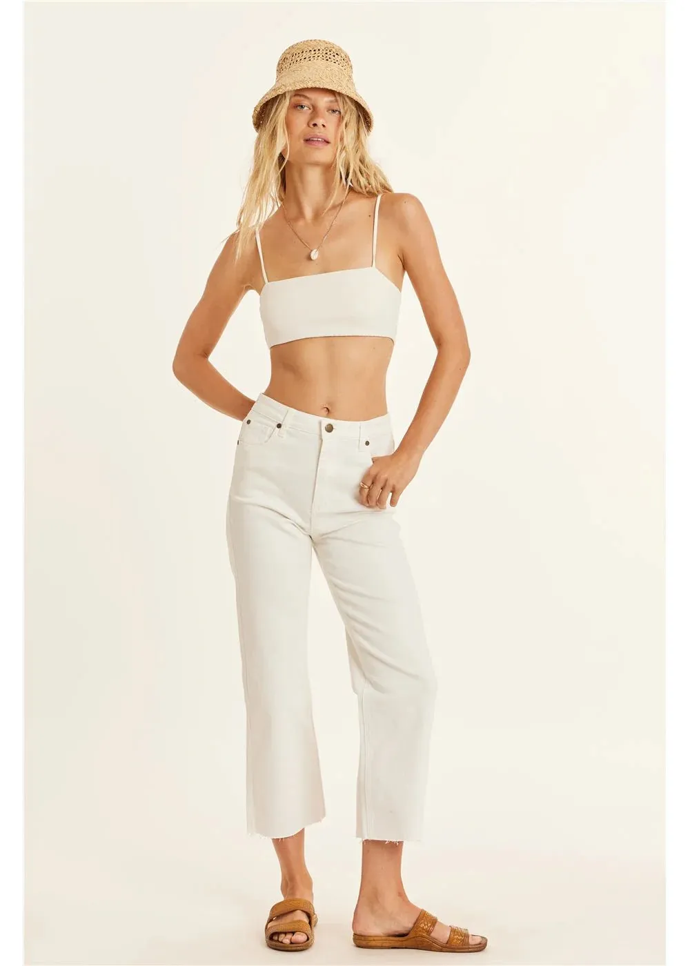 Sisstr Women's Kellyn Denim Woven Pant