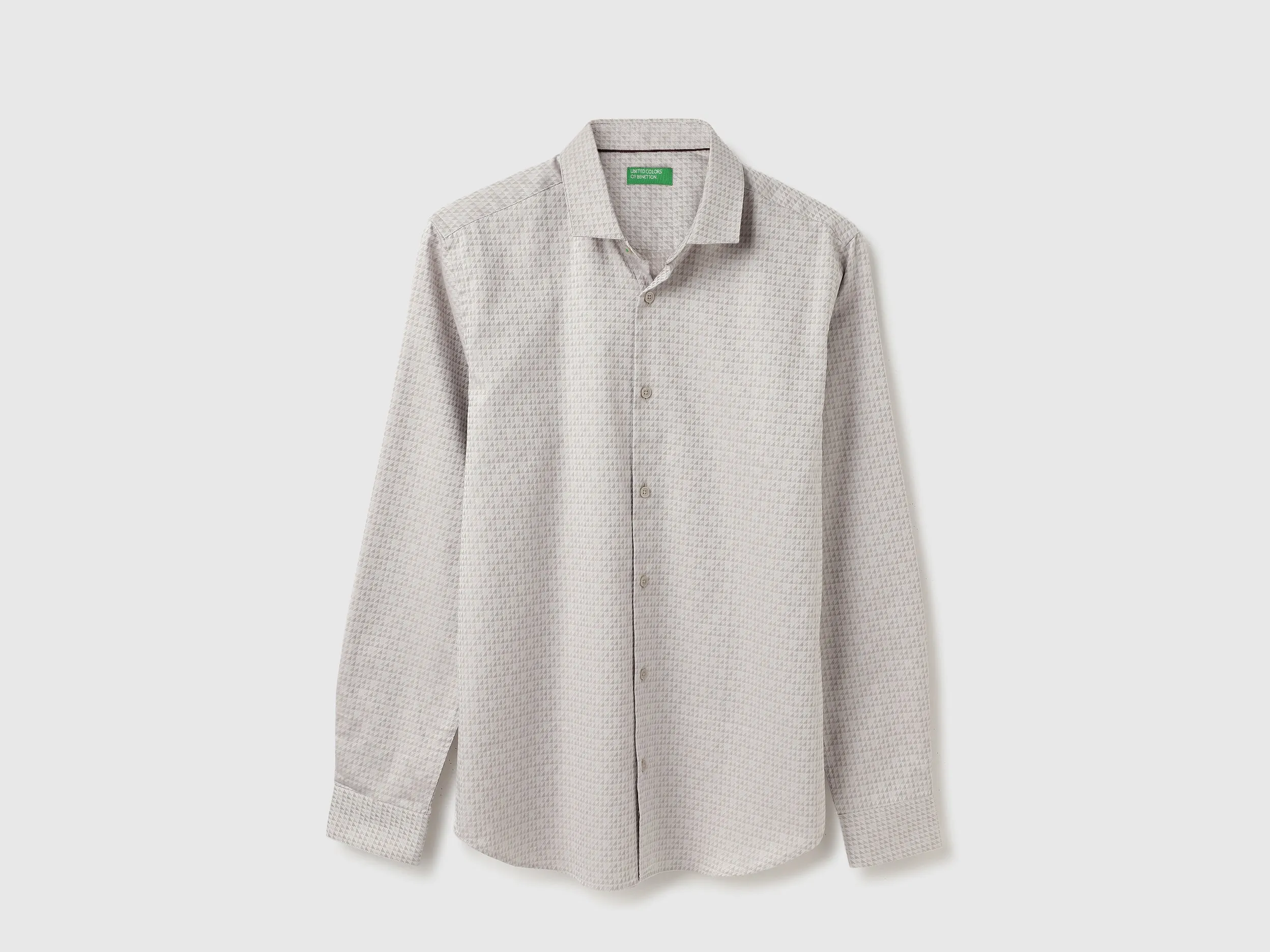 Slim Fit Cut Away Printed Shirts