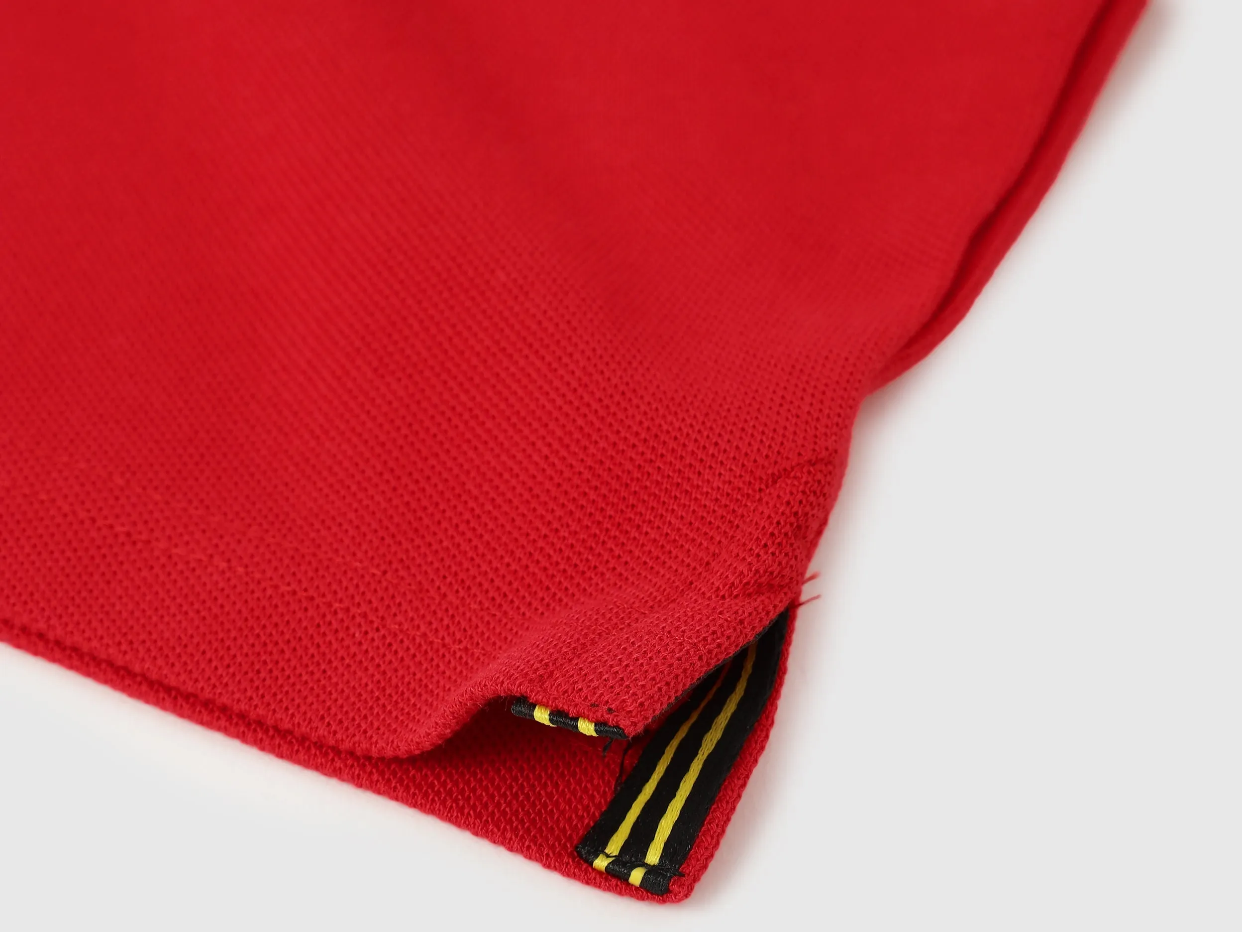 Slim Fit Polo Neck Solid T-Shirt