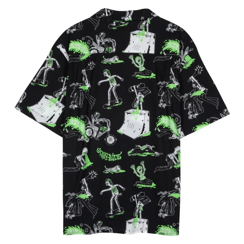 Slime Balls S/S Shirt Scene Report Shirt - Black