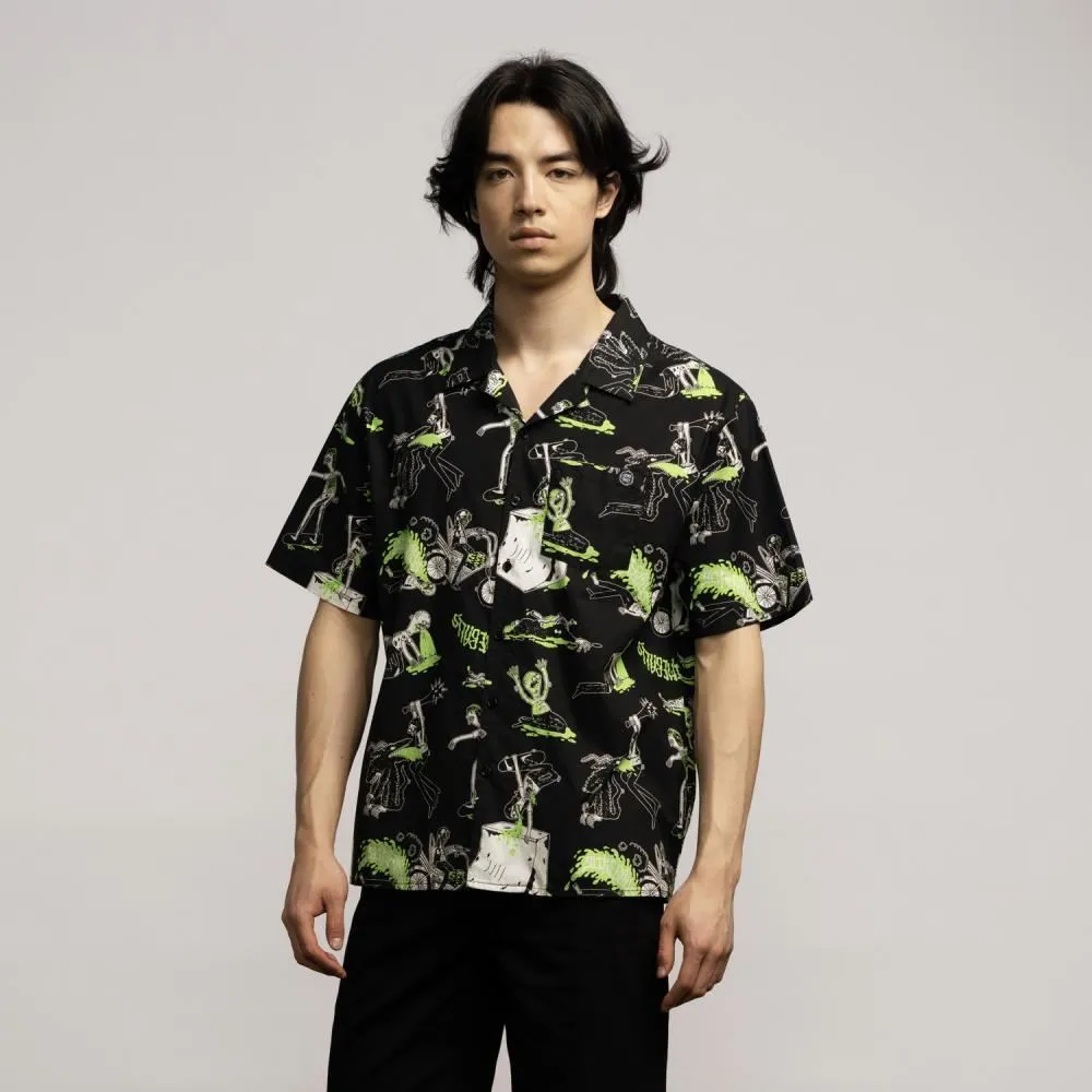 Slime Balls S/S Shirt Scene Report Shirt - Black