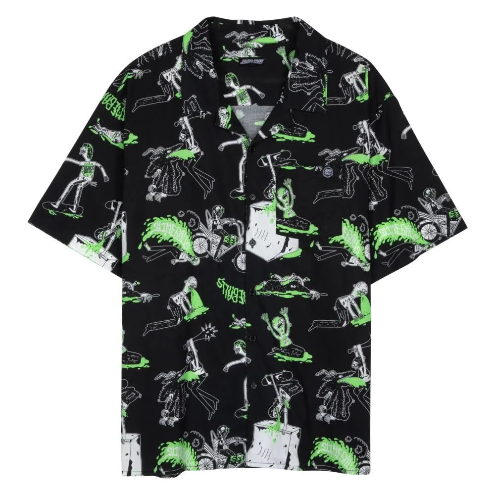 Slime Balls S/S Shirt Scene Report Shirt - Black
