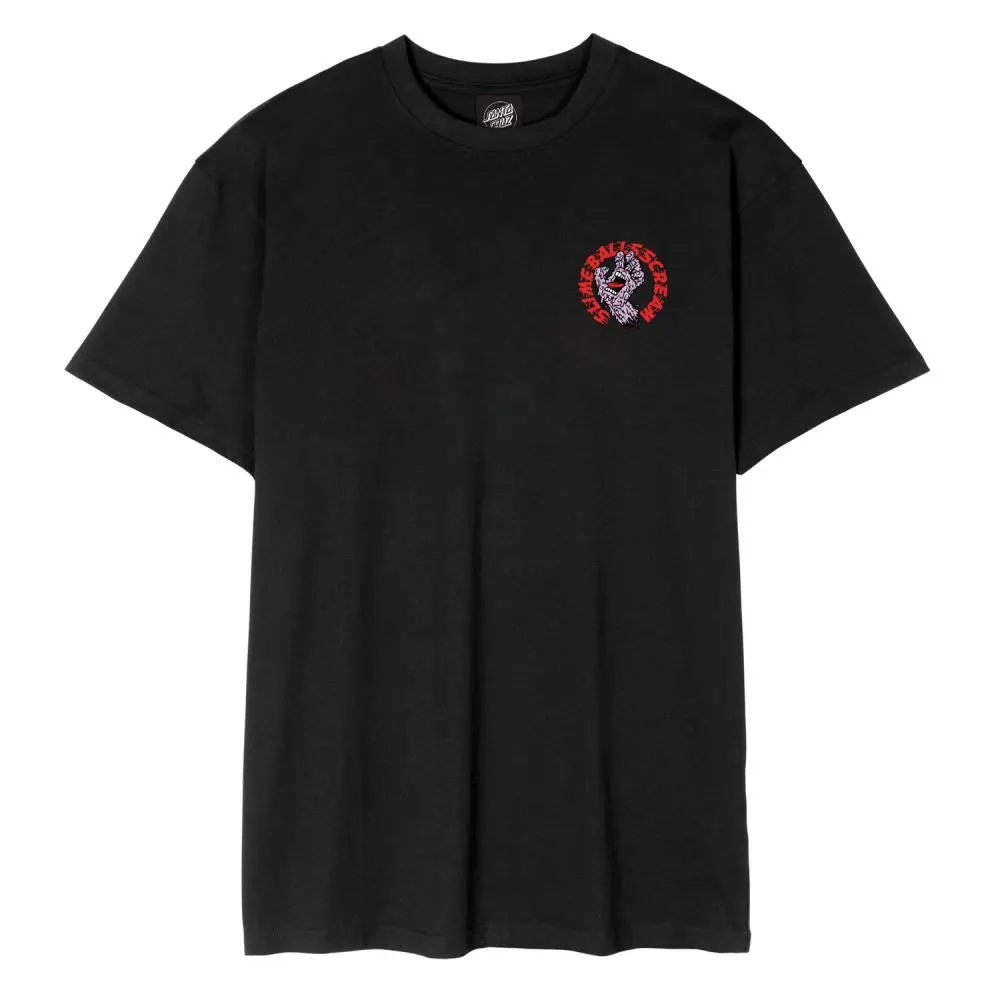 Slime Balls T-Shirt SB Hand T-Shirt - Black