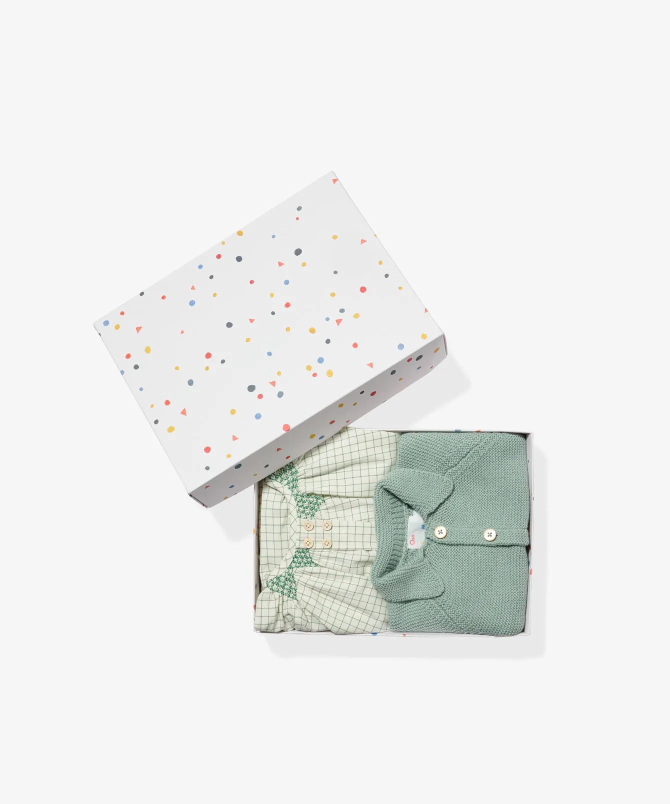 Smocked Dress Bundle, Green Tattersall