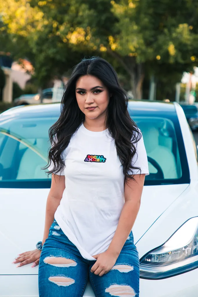 Social Anxiety | White Tee