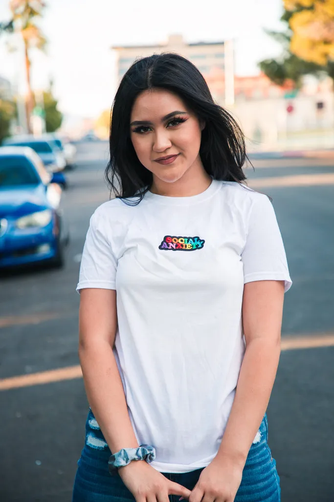 Social Anxiety | White Tee