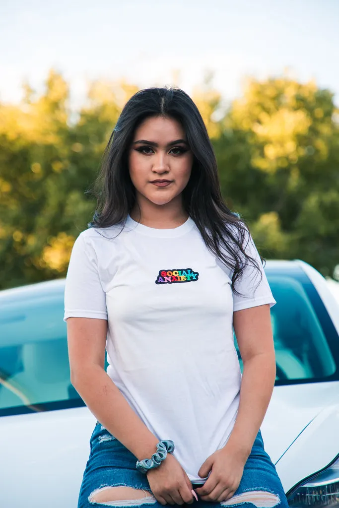 Social Anxiety | White Tee