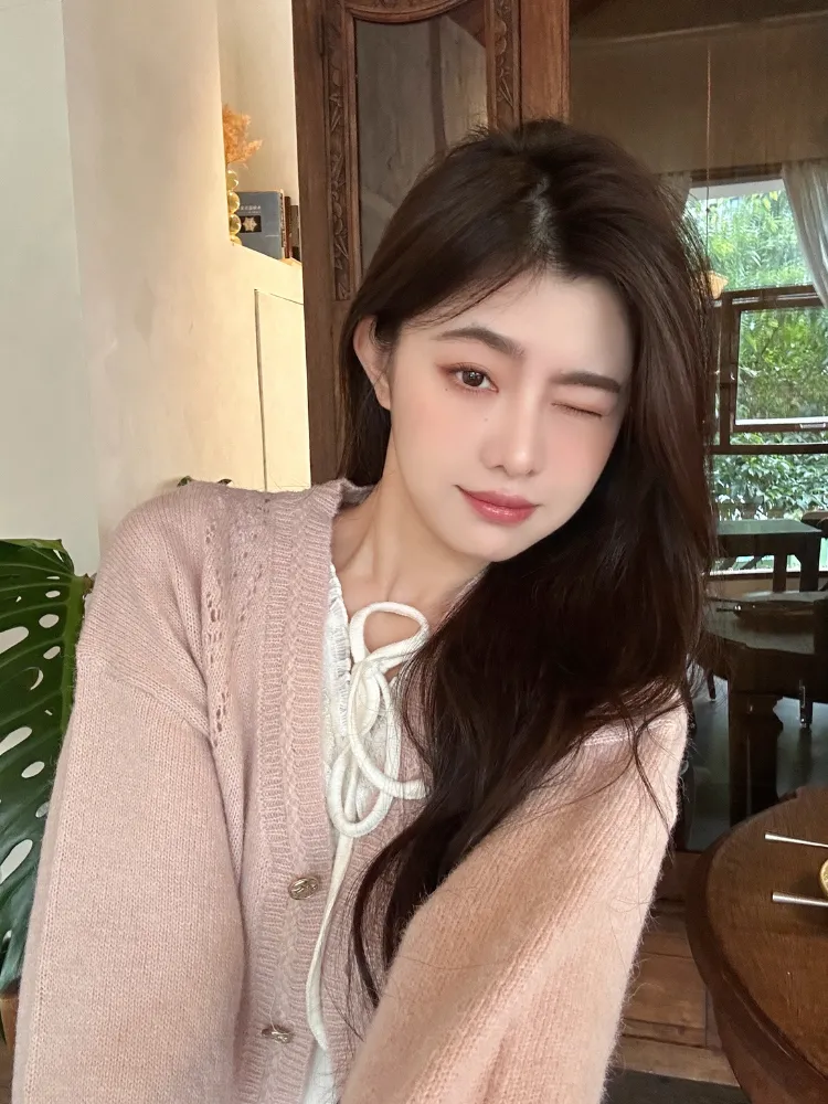 Soft Petal Knit Cardigan