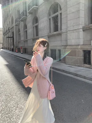 Soft Petal Knit Cardigan